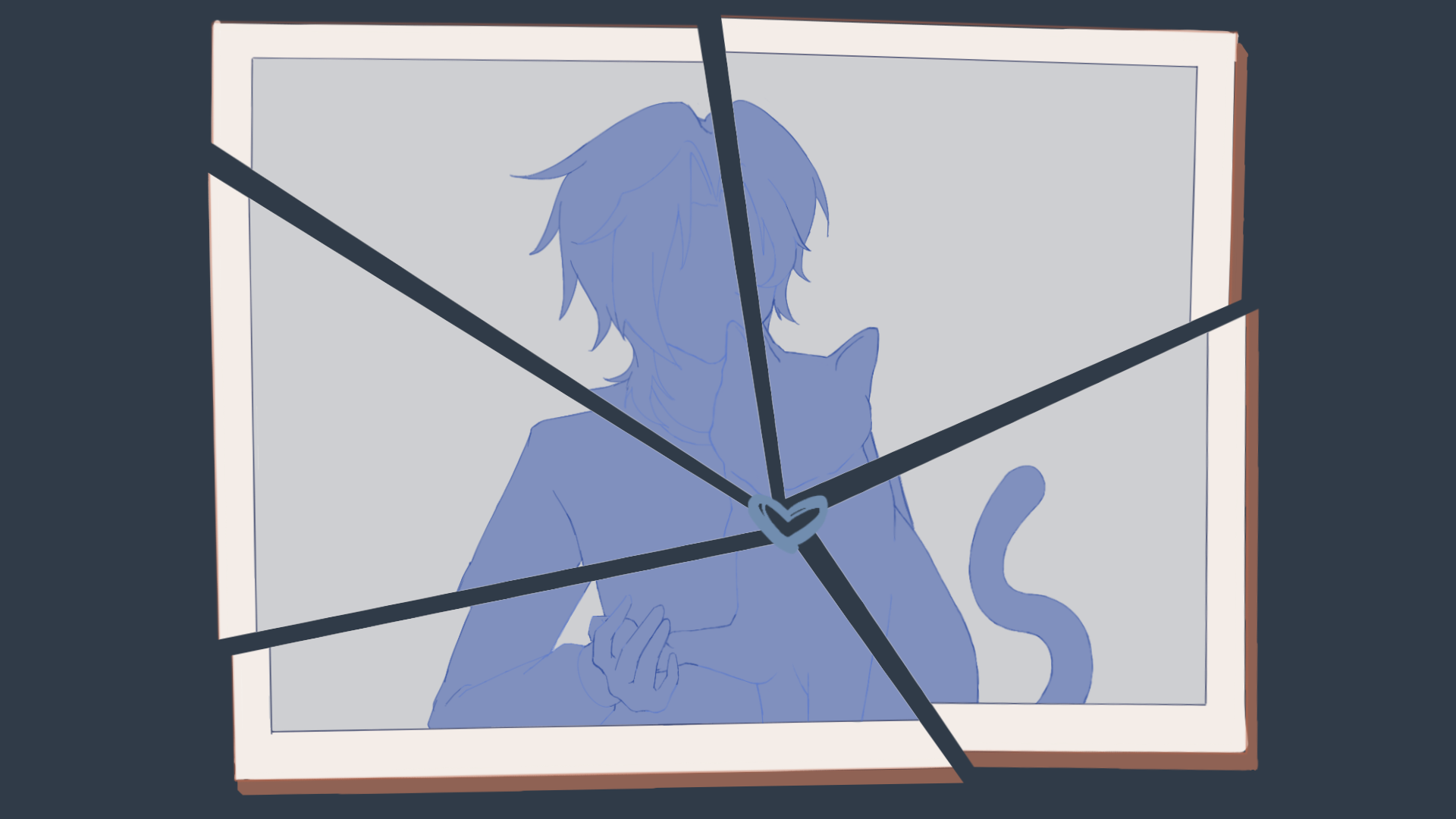 Photo pieces positioning reference